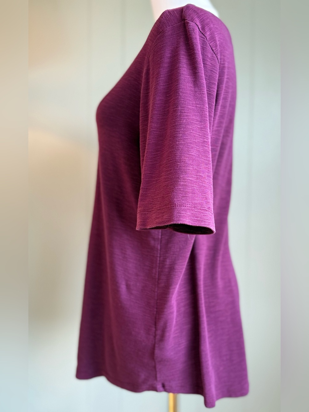 J. Jill Pima Cotton Slub Elbow Sleeve Boatneck Tee Small Fits like a Medium Soft - Picture 8 of 12